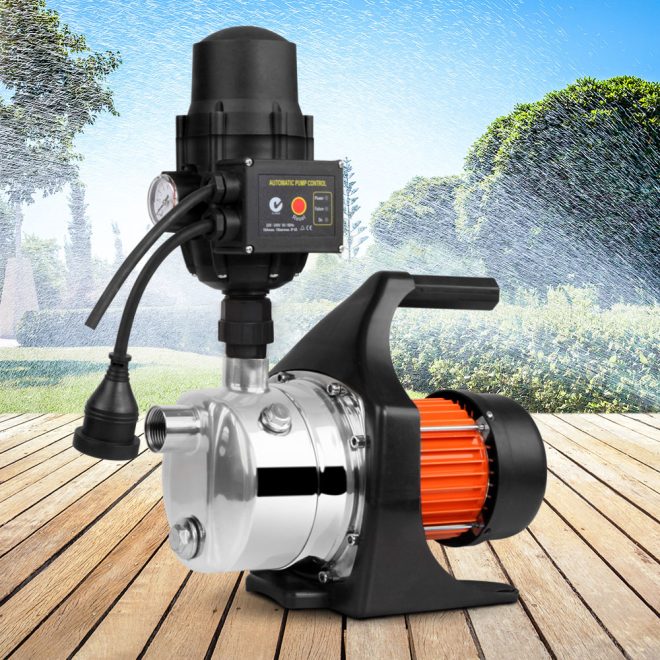 Giantz High Pressure Garden Water Pump with Auto Controller – 800 W