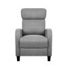 Artiss PU Leather Reclining Armchair – Grey