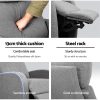 Artiss PU Leather Reclining Armchair – Grey