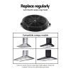Devanti Fixed Range Hood Rangehood Carbon Charcoal Filters Replacement For Ductless Ventless – 11.3×2 cm