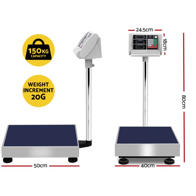 Digital Platform Scale Electronic Scales Shop Market Commercial Postal – 150 Kg