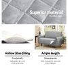 Artiss Sofa Cover Quilted Couch Covers Lounge Protector Slipcovers 3 Seater – Grey