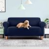Artiss Sofa Cover Elastic Stretchable Couch Covers – Navy Blue, 3 Seater
