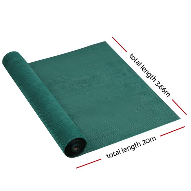 Instahut Shade Sail Cloth – 3.66×20 m, Light Green