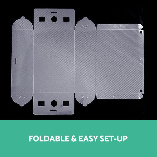 Artiss Clear Shoe Box Foldable Transparent Shoe Storage Stackable Case – 20