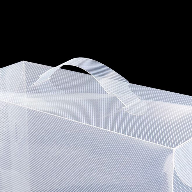 Artiss Clear Shoe Box Foldable Transparent Shoe Storage Stackable Case – 40