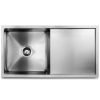 Cefito Stainless Steel Kitchen Sink Under/Top/Flush Mount Silver – 87x45x20.5 cm