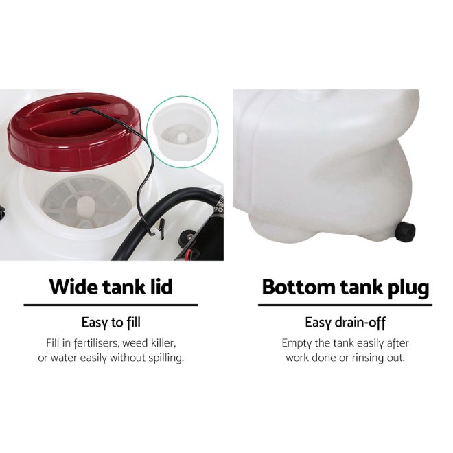 Giantz ATV Weed Sprayer Spot Spray Tank – 60 L