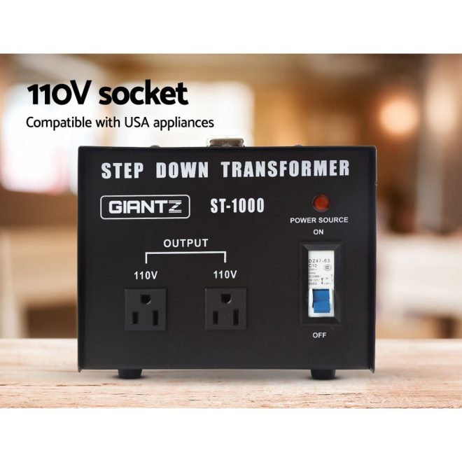 Giantz Watt Step Down Transformer – 1000 W