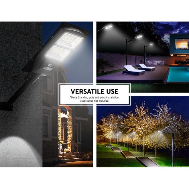 LED Solar Street Flood Light Motion Sensor Remote Outdoor Garden Lamp Lights