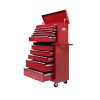 Giantz 14 Drawers Toolbox Chest Cabinet Mechanic Trolley Garage Tool Storage Box – Red