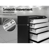 Giantz 5 Drawer Mechanic Tool Box Cabinet Storage Trolley – Black and Silver
