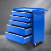 Giantz 5 Drawer Mechanic Tool Box Cabinet Storage Trolley – Blue