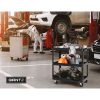 Giantz Tool Cart 3 Tier Parts Steel Trolley Mechanic Storage Organizer – Black