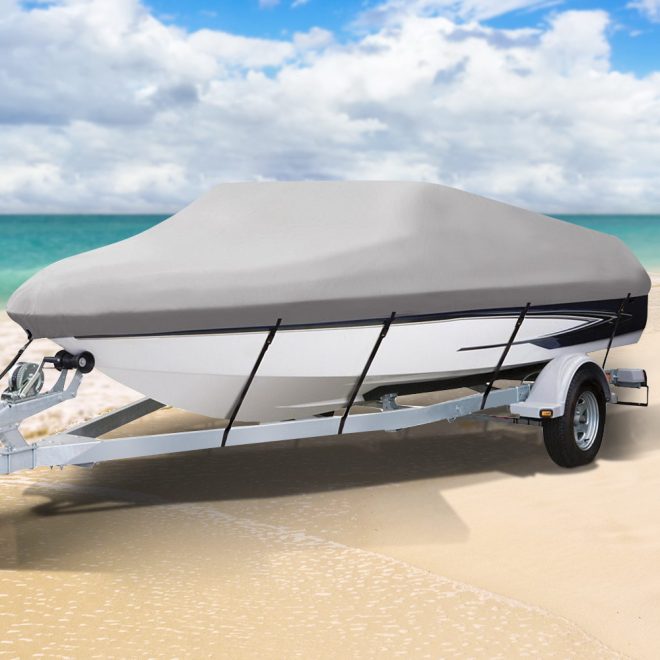 Foot Waterproof Boat Cover – Grey – 14-16ft Length