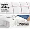 Giselle Mattress Topper Pillowtop 1000GSM Microfibre Filling Protector – KING SINGLE