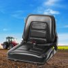 Giantz Tractor Seat with Armrest Forklift Excavator Bulldozer Universal Suspension Backrest Truck Chair black – Without Armrest