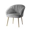 Armchair Lounge Chair Accent Armchairs Chairs Velvet Sofa Couch – Grey