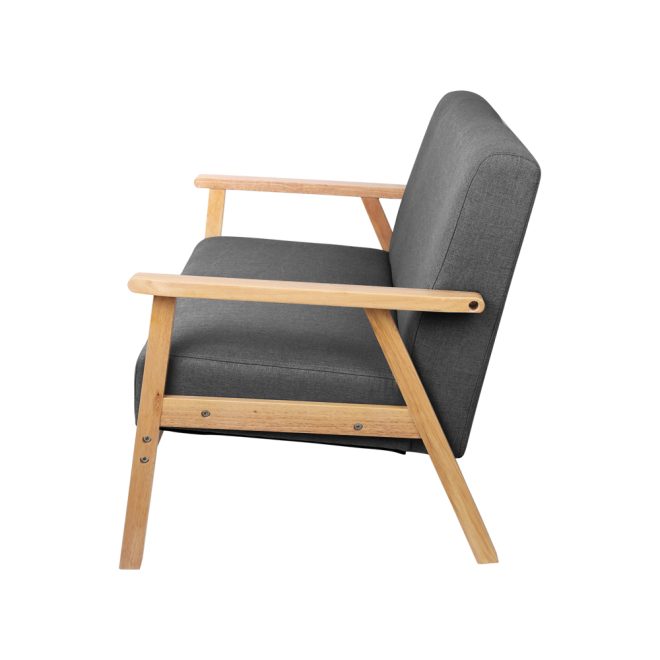 2 Seater Fabric Sofa Chair – Grey