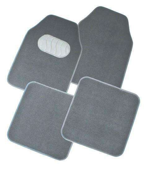 MERCURY 4-Piece Car Mat – [Carpet] – Grey