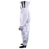 Beekeeping Bee Full Suit 3 Layer Mesh Ultra Cool Ventilated Beekeeping Protective Gear – M, Hoodie Head