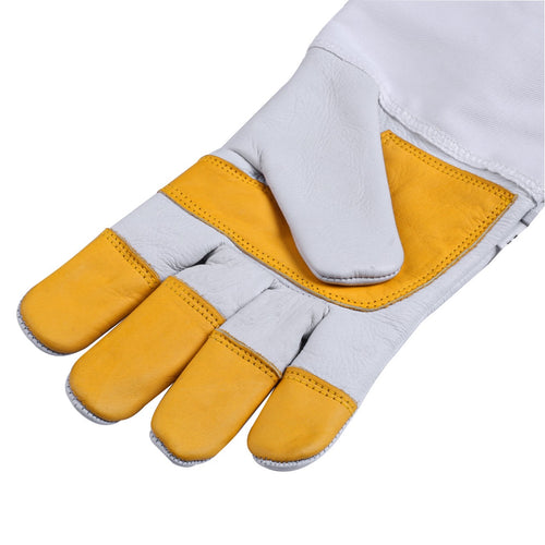 Beekeeping Bee Gloves Cow Hide Ventilated Heavy Duty Gloves – M
