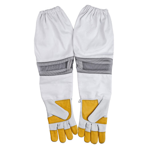 Beekeeping Bee Gloves Cow Hide Ventilated Heavy Duty Gloves – L