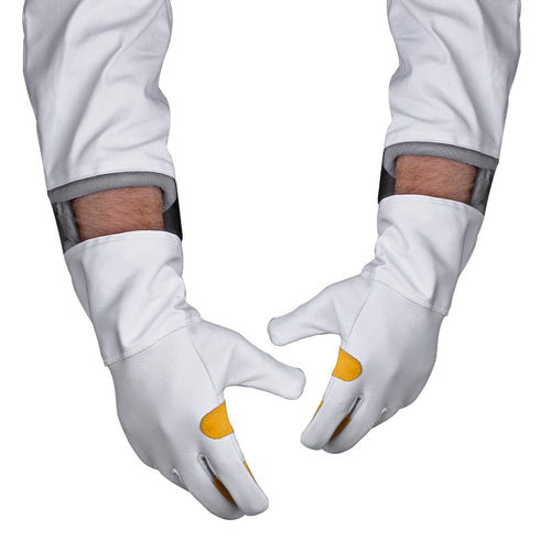 Beekeeping Bee Gloves Cow Hide Ventilated Heavy Duty Gloves – XL