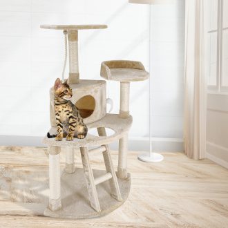 Cat Tree Scratching Post House Furniture Bed Luxury Plush Play 120cm