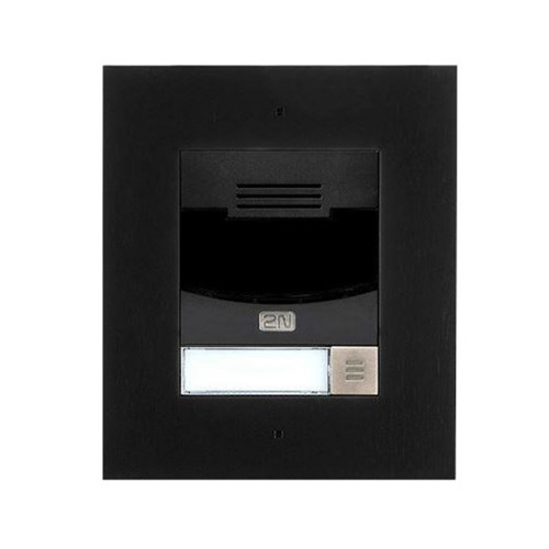 2N IP SOLO WITH CAMERA FLUSH MOUNT – Black