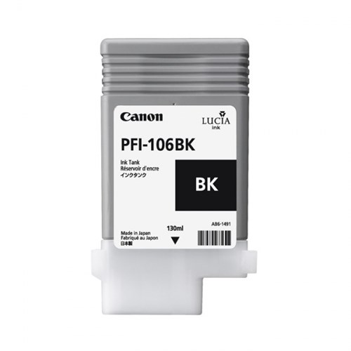 CANON PFI-106B LUCIA EX INK FOR IPF6300IPF6300SIPF6350IPF6 – Black