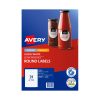 AVERY Label Gls Rd L7147 40mm Pack of 240