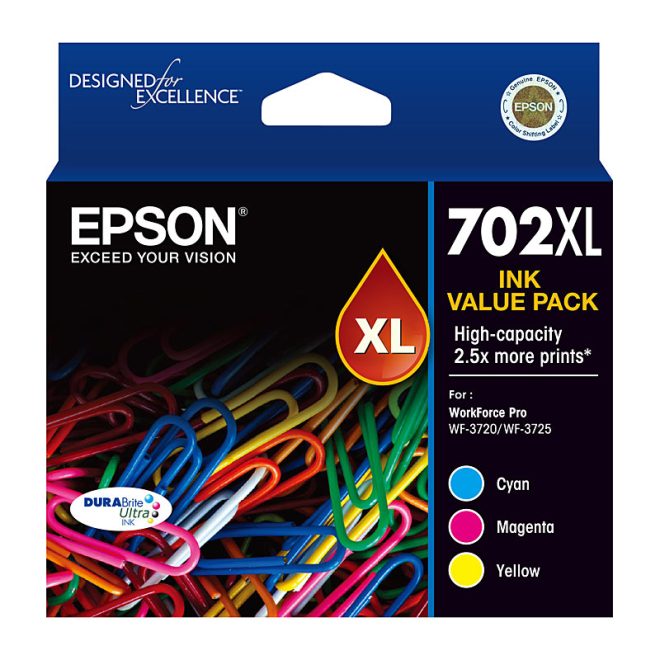 702XL CMY Ink Pack