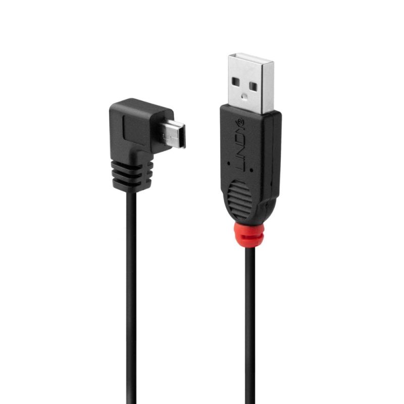 LINDY USBA-MiniB 90′ Cable – 0.5m