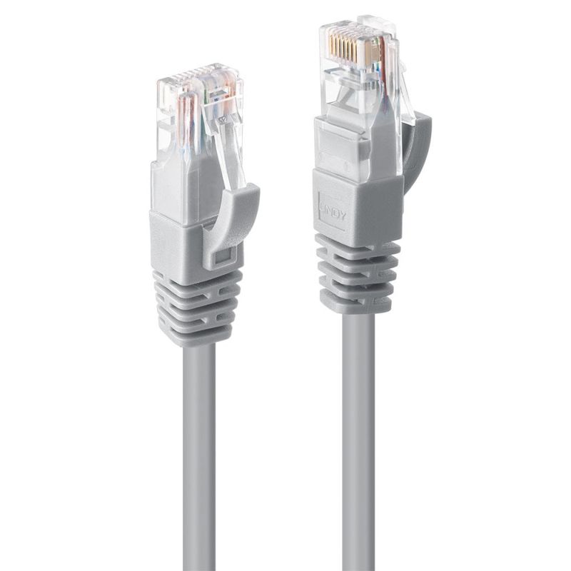 LINDY CAT6 UTP Cable – 0.5m, Grey