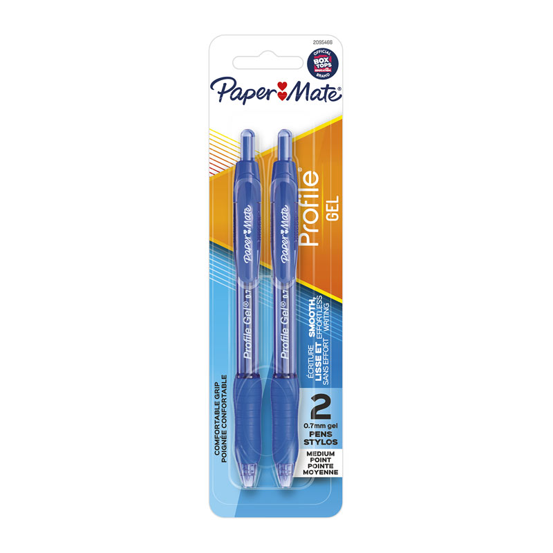 PAPER MATE Profile Pen 0.7 Pack 2 Box of 6 – Blue