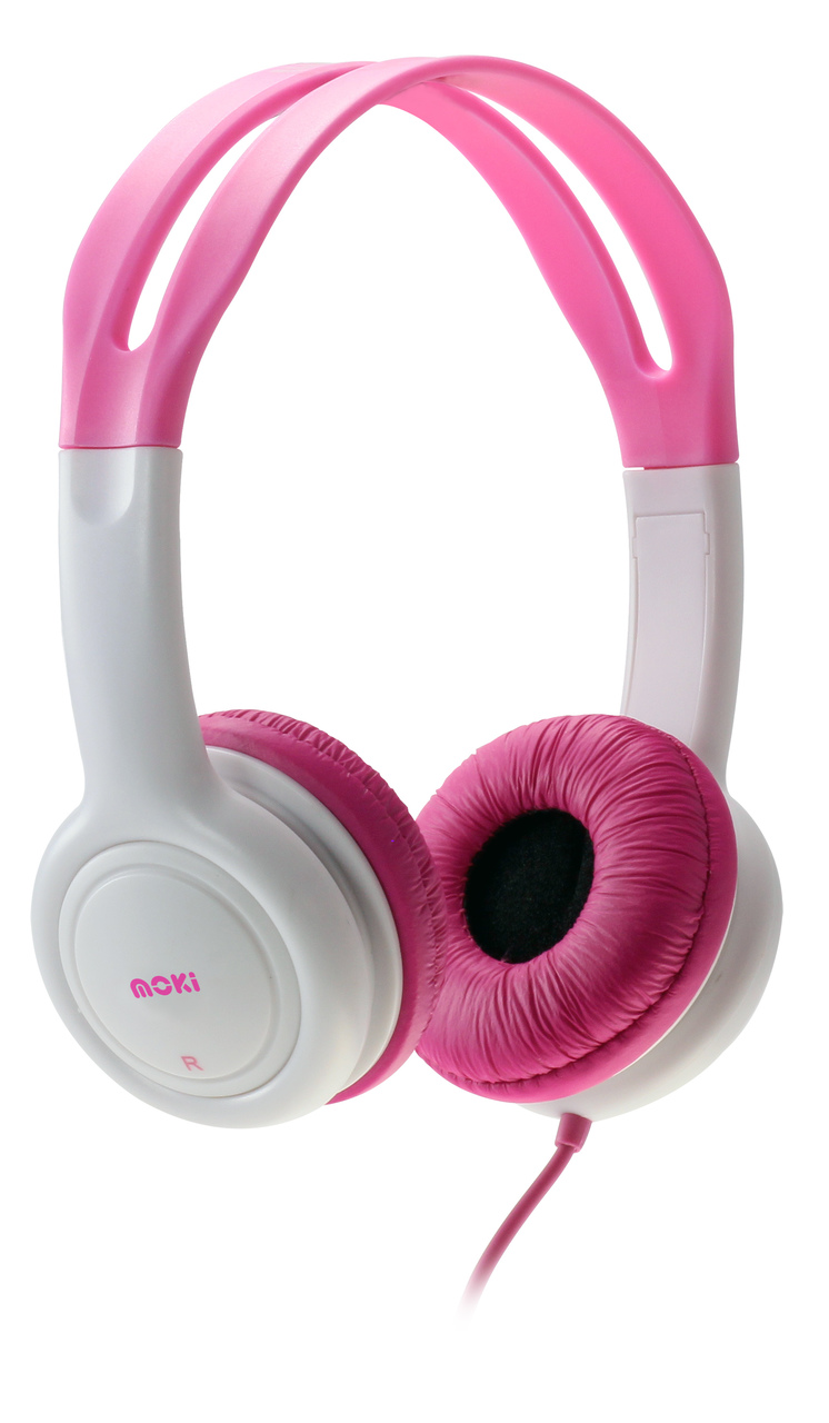 MOKI Volume Limited Kids Headphones – Pink