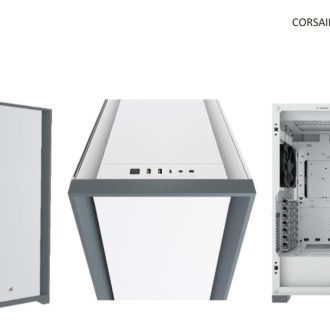 CORSAIR 5000D TG E-ATX, ATX, USB Type-C, 2x 120mm Airguide Fans, Radiator 360mm. 7x PCI, 4x 2.5′ SSD, 2x 3.5′ HDD. VGA 420mm. Tower Case