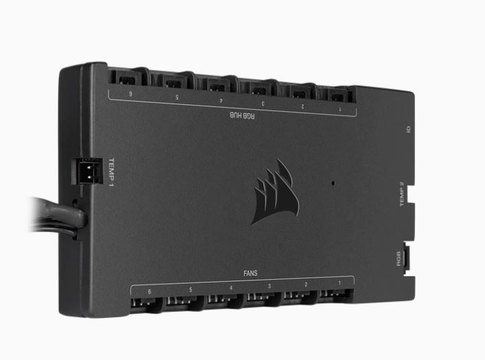iCUE Commander CORE XT, Digital Fan Speed and RGB Lighting Controller