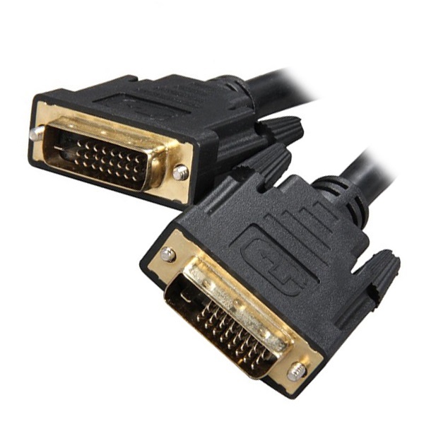8WARE DVI-D Dual-Link Cable 28 AWG Dual-link DVI-D Male 25-pin – 2m