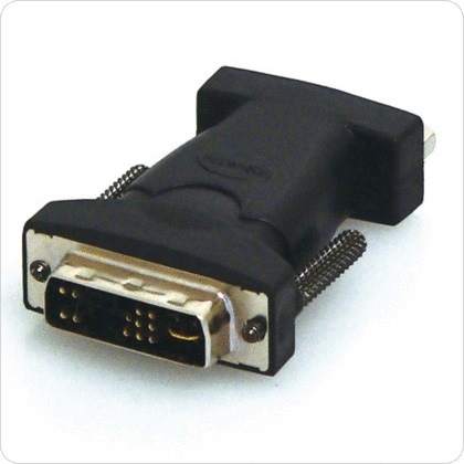 8WARE DVI-M to VGA-F Adapter DVI17M to VGA HD15F Adapter – DVI 17M (ANALOGUE) TO VGA HD15F