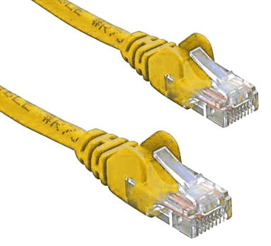 8WARE Cat5e UTP Ethernet Cable 1m – Yellow