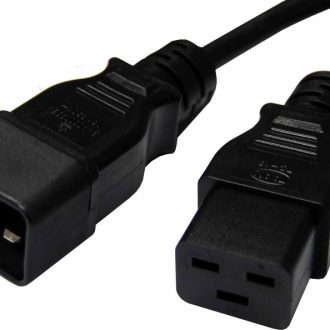 8WARE Power Cable Extension IEC-C19 to IEC-C20 Male to Female