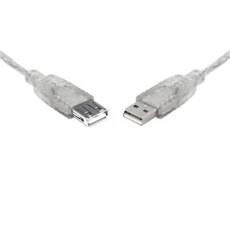 8WARE USB 2.0 Extension Cable A to A Male to Female Metal Sheath Cable
