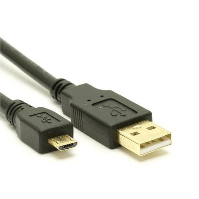 8WARE USB 2.0 Cable A to Micro-USB B Male to Male Black – 2m