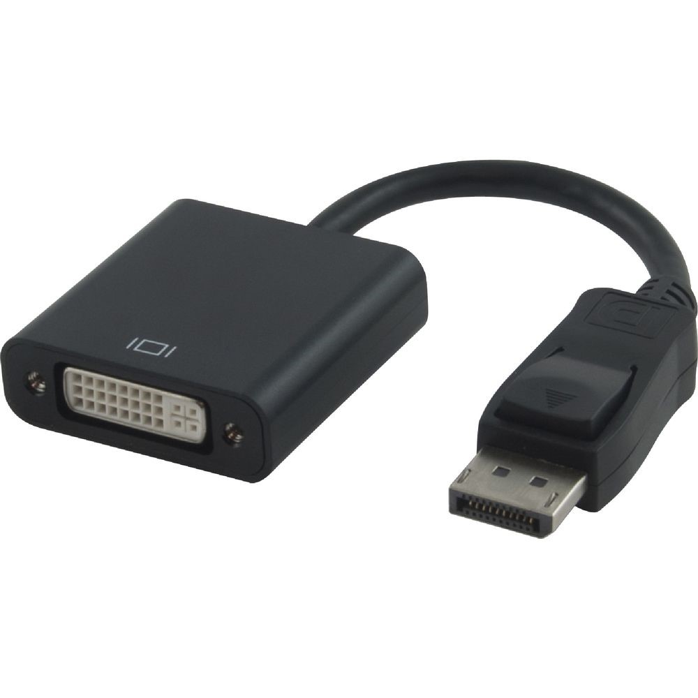 DisplayPort DP to DVI Adapter Converter Cable 15cm – 20 pins Male to DVI 24+5 pins Female, normal chipset support with ATI video card