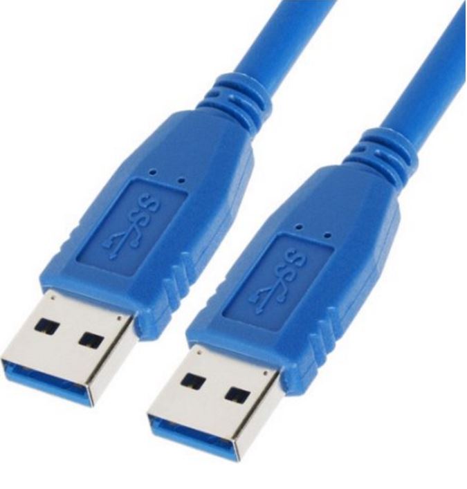 ASTROTEK USB 3.0 Cable Type A Male to Type A Male Blue Colour – 2m