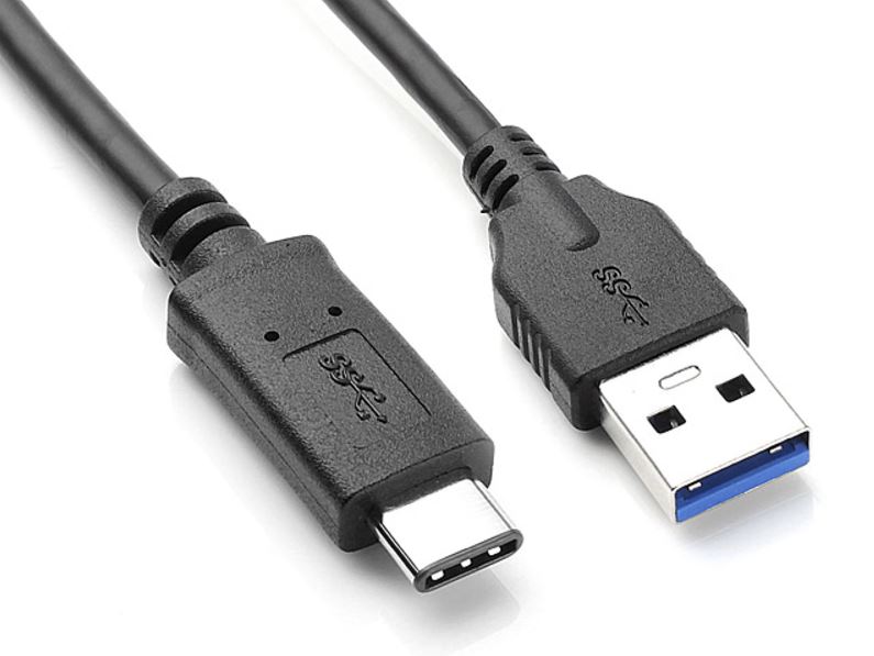 USB-C 3.1 Type-C Male to USB 3.0 Type A Male Cable 1m