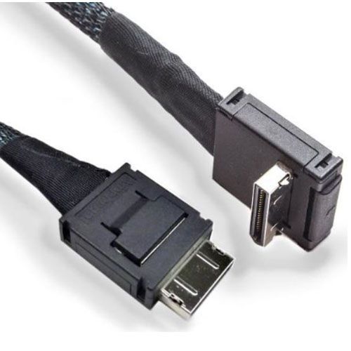 INTEL OCuLink Cable Kit AXXCBL470CVCR – SAS internal cable – 4i MiniLink SAS (SFF-8611) (M) straight to 4i MiniLink SAS (SFF-8611) 1 Per Pack NVME