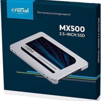 MICRON (CRUCIAL) MX500 2.5′ SATA SSD – 3D TLC 560/510 MB/s 90/95K IOPS Acronis True Image Cloning Software 7mm w/9.5mm Adapter